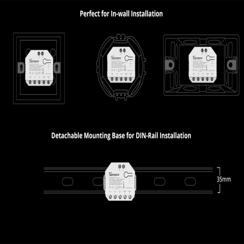 1-8pcs Smart Switch SONOFF DUA - Sonoff ulasan dan harga