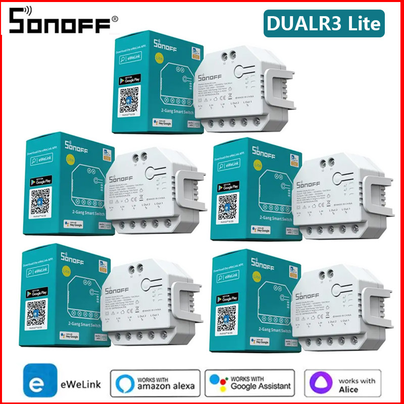 1-8pcs Smart Switch SONOFF DUA - Sonoff ulasan dan harga