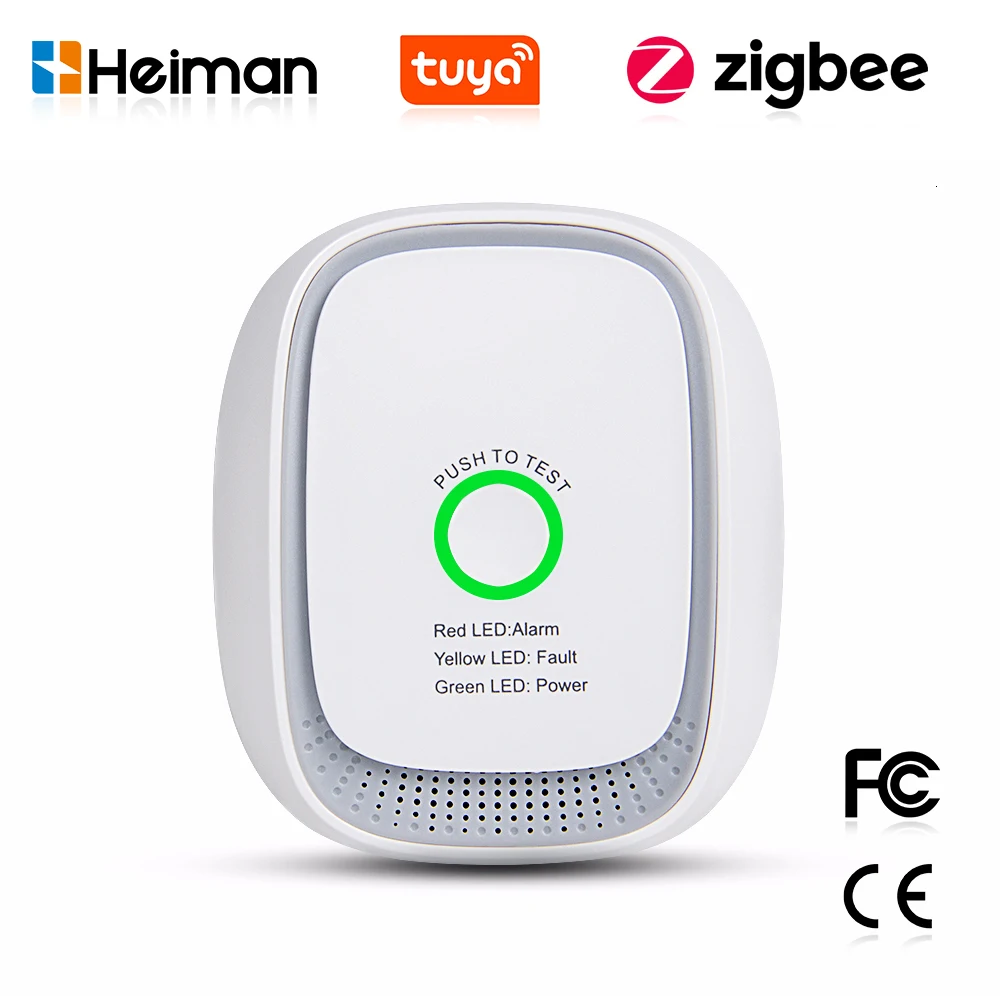 HEIMAN Zigbee Tuya Combustible - Tuya Smart ulasan dan harga