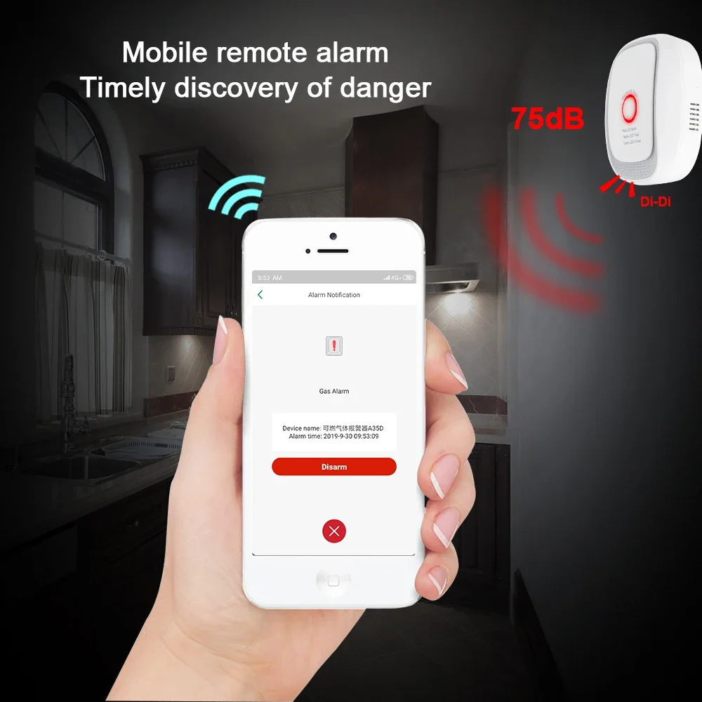 HEIMAN Zigbee Tuya Combustible - Tuya Smart ulasan dan harga