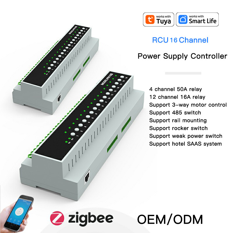 RSH Tuya ZigBee 16 Channel 16A - Tuya Smart ulasan dan harga