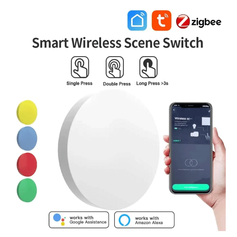 Tuya ZigBee Smart Wireless But - Home Assistant Tuya ulasan dan harga