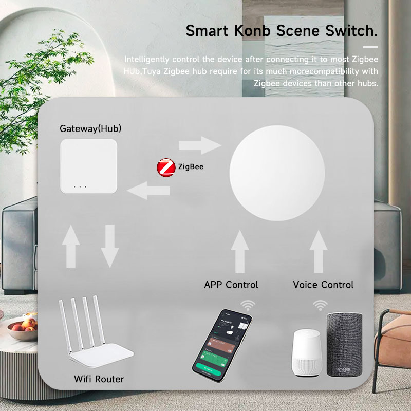 Tuya ZigBee Smart Wireless But - Home Assistant Tuya ulasan dan harga