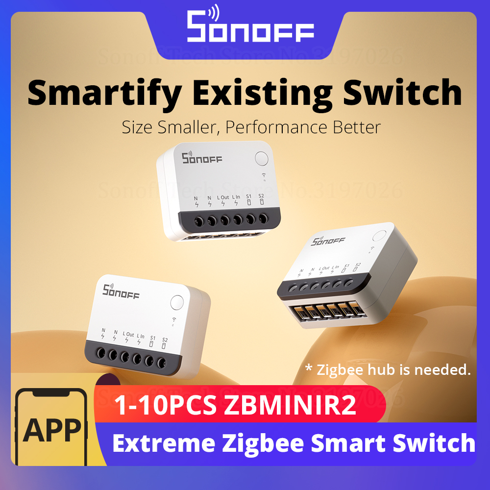 SONOFF ZBMINIR2 Zigbee Smart S - Sonoff Mini R4 ulasan dan harga