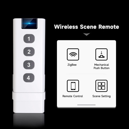 Tuya Smart Home ZigBee Remote  - Tuya 4 Channel ulasan dan harga