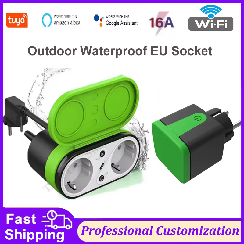 Tuya EU 16A Wifi Smart Outdoor - Smart Relay Tuya ulasan dan harga