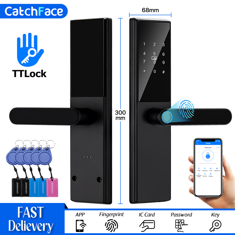 Bluetooth Fingerprint Door Loc - Tasmota ulasan dan harga