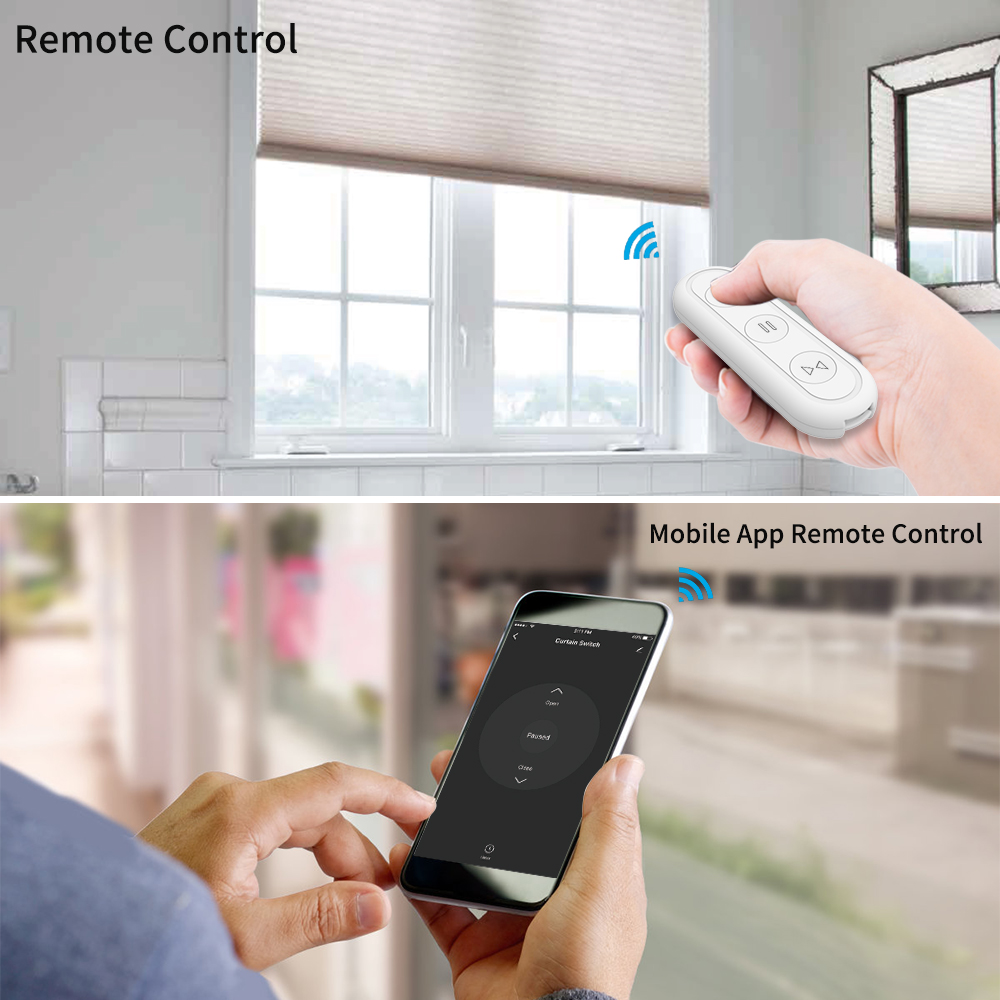 Tuya Smart Life RF WIFI Curtai - Tuya 4 Channel ulasan dan harga