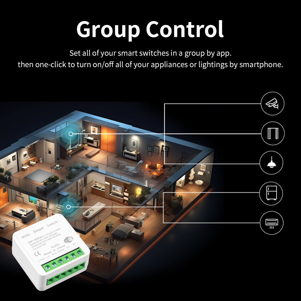 Mini Wifi Smart Switch Module  - Sonoff Basic ulasan dan harga