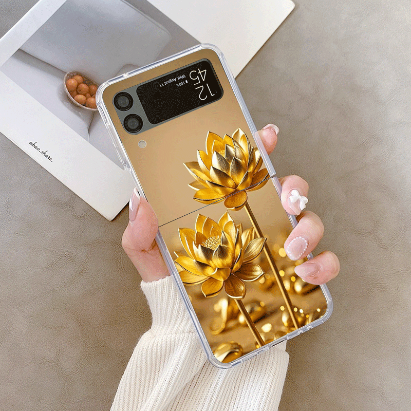 Creative Golden Lotus Flower P - Shelly ulasan dan harga