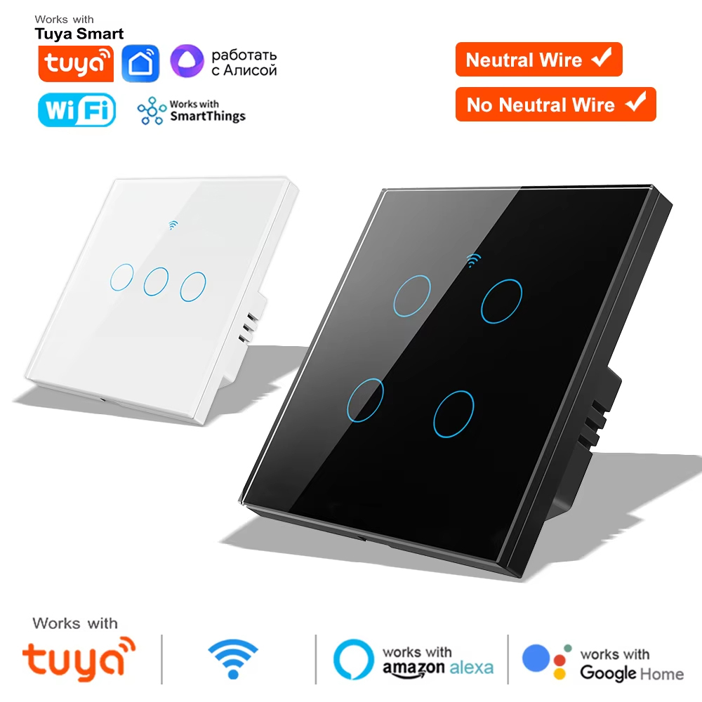 WiFi RF 433mhz Touch Wall Ligh - Smart Relay Tuya ulasan dan harga