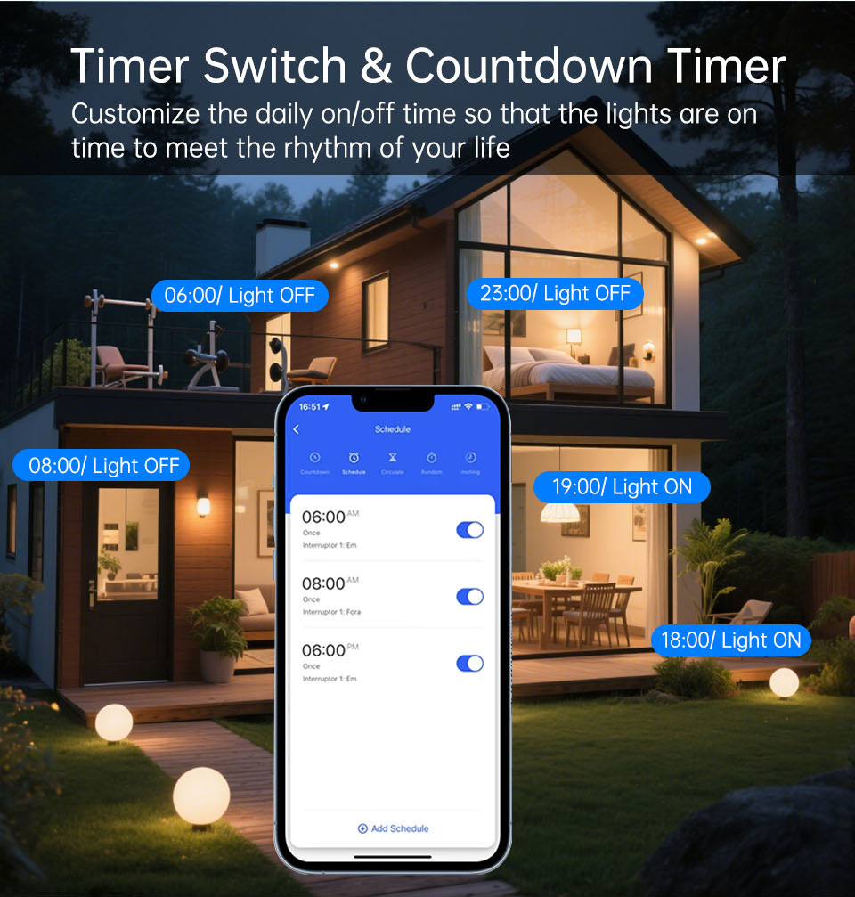 WiFi RF 433mhz Touch Wall Ligh - Smart Relay Tuya ulasan dan harga