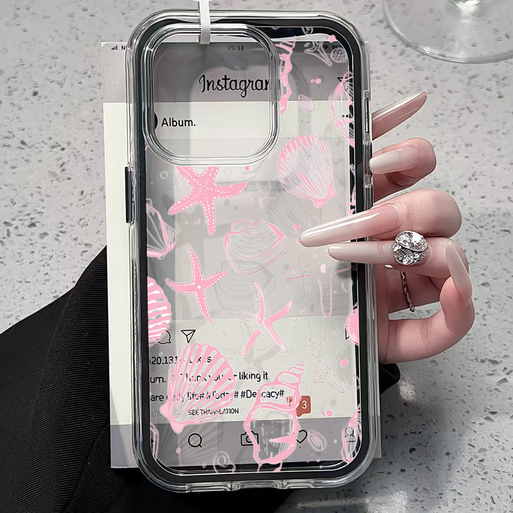 Summer Pink Seashell Clear Pho - Shelly ulasan dan harga