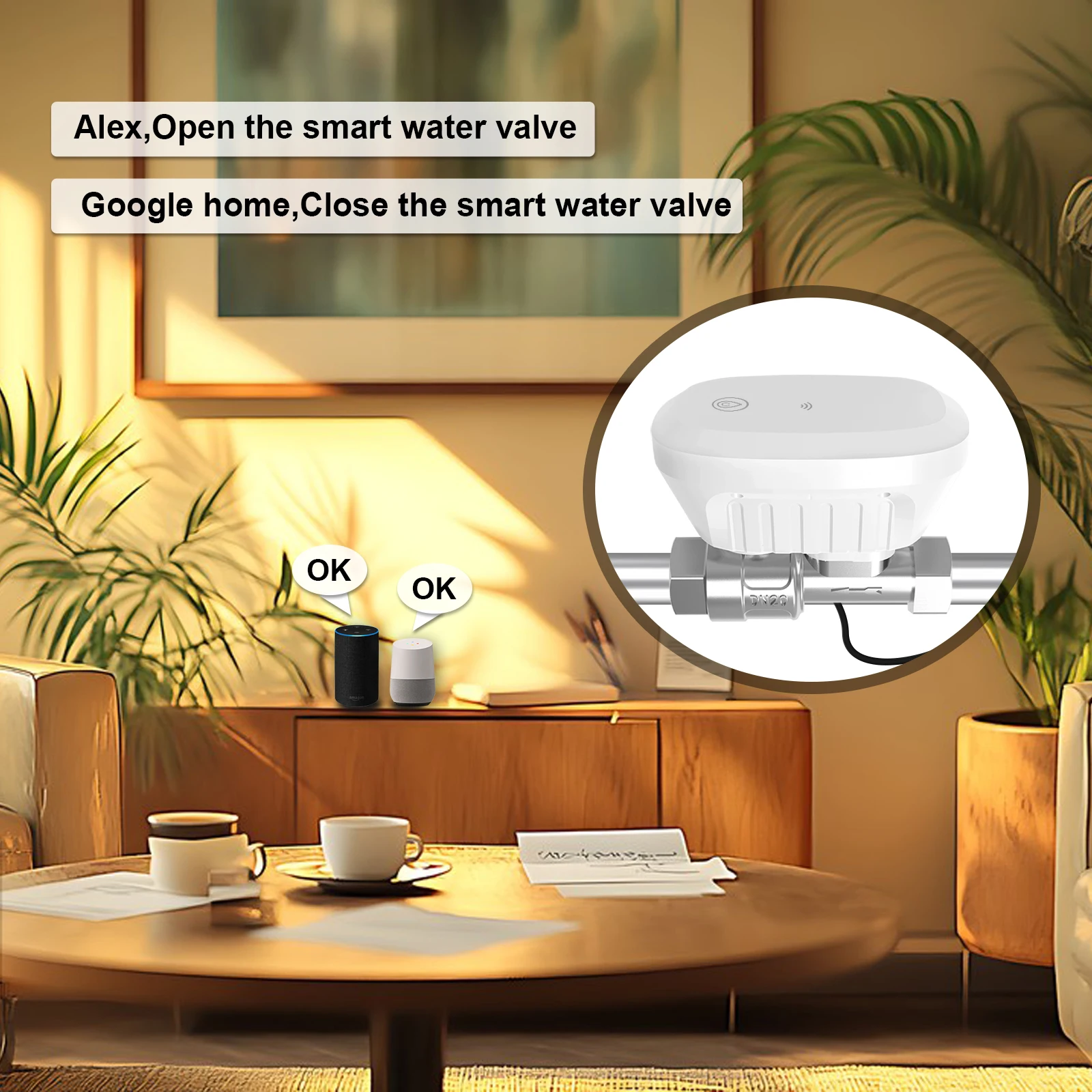 Water Valve WiFi Smart Control - Home Assistant Tuya ulasan dan harga