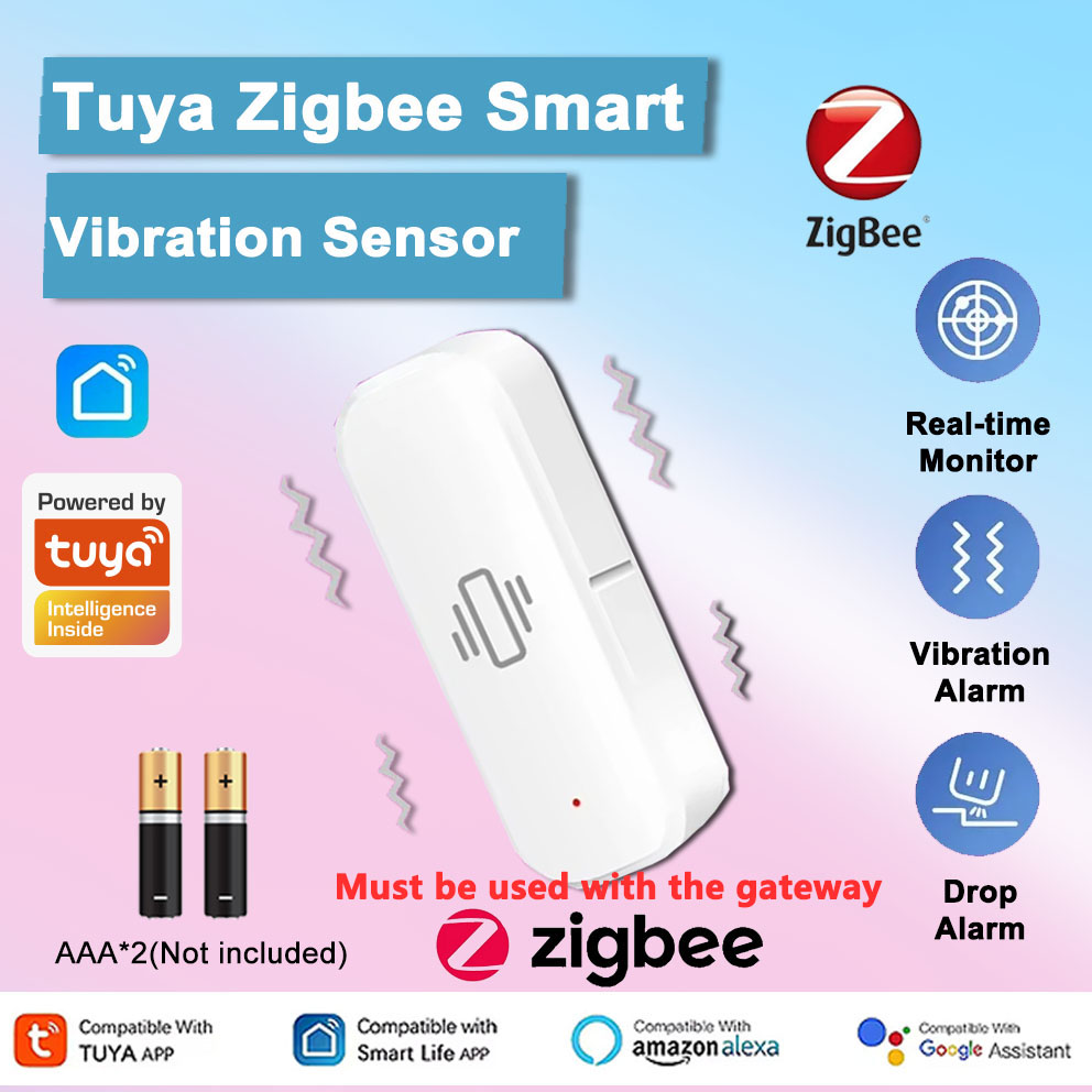 Tuya Zigbee Smart Vibration Se - Home Assistant Tuya ulasan dan harga