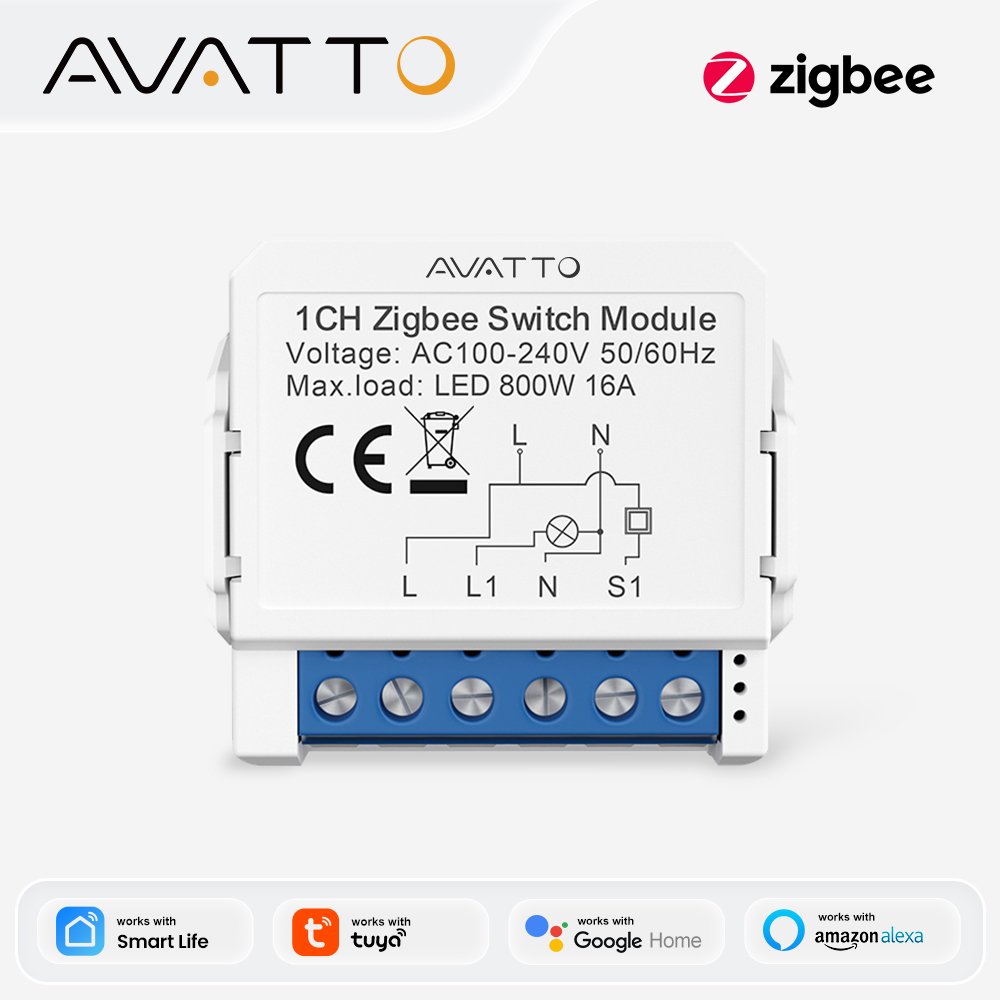 AVATTO ZigBee Tuya 1/2/3/4 Gan - Tuya 4 Channel ulasan dan harga