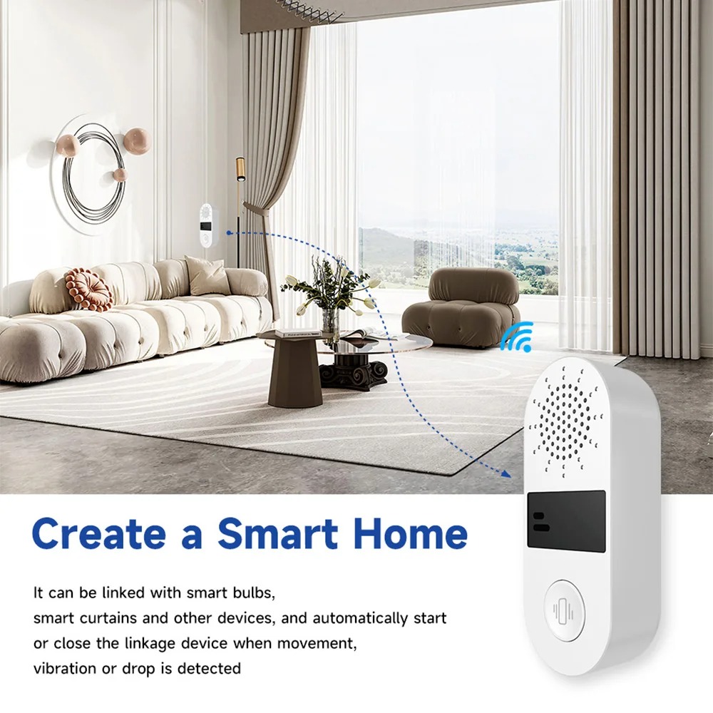 Tuya WiFi Vibration Sensor - 1 - Home Assistant Tuya ulasan dan harga