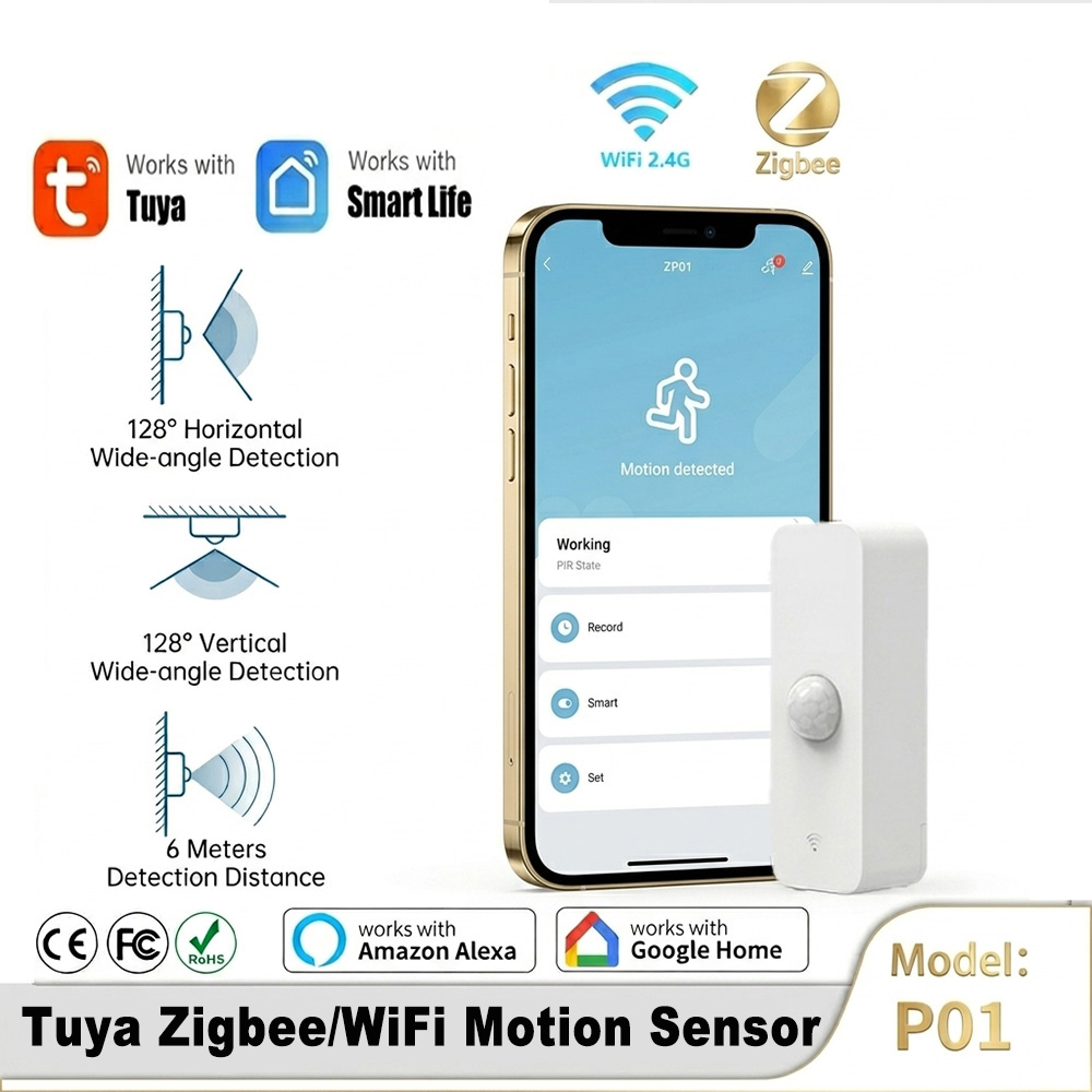 Smart PIR Motion Sensor WiFi Z - Home Assistant Tuya ulasan dan harga
