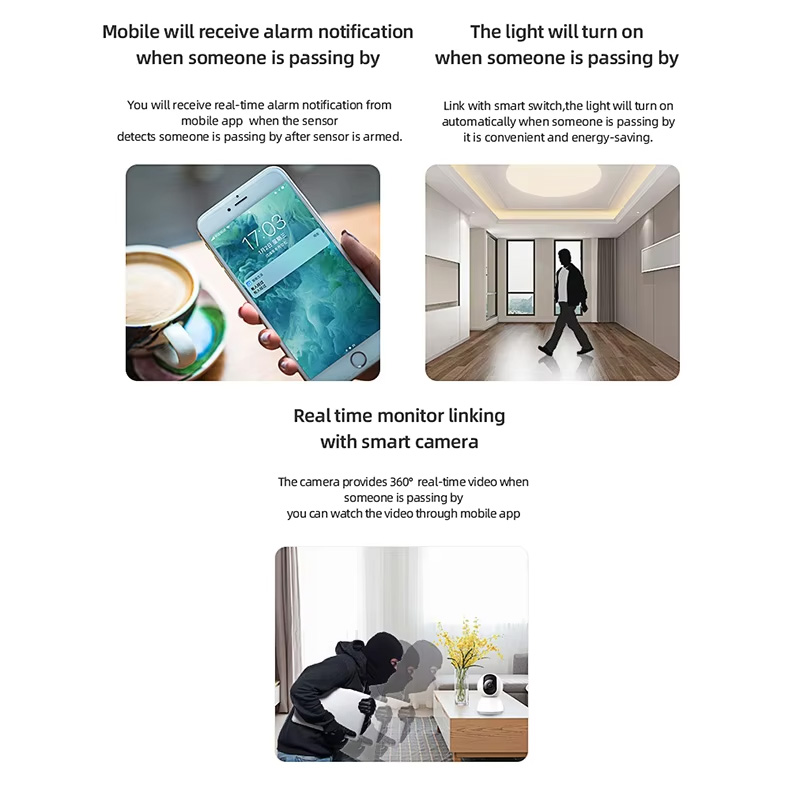 Smart PIR Motion Sensor WiFi Z - Home Assistant Tuya ulasan dan harga