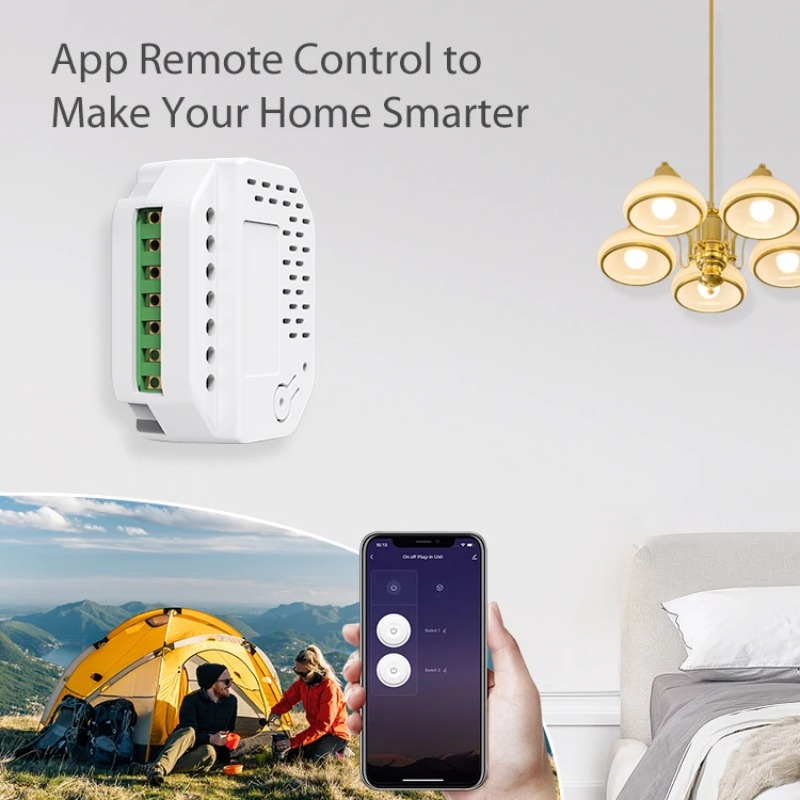 Matter Light Switch Module 2Ga - Smart Relay Tuya ulasan dan harga
