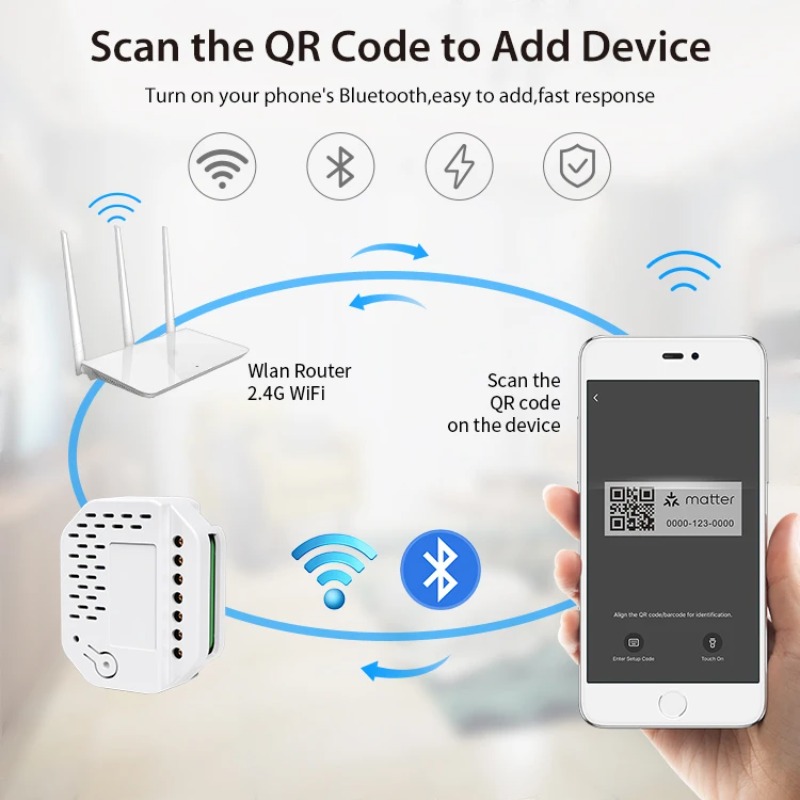 Matter Light Switch Module 2Ga - Smart Relay Tuya ulasan dan harga