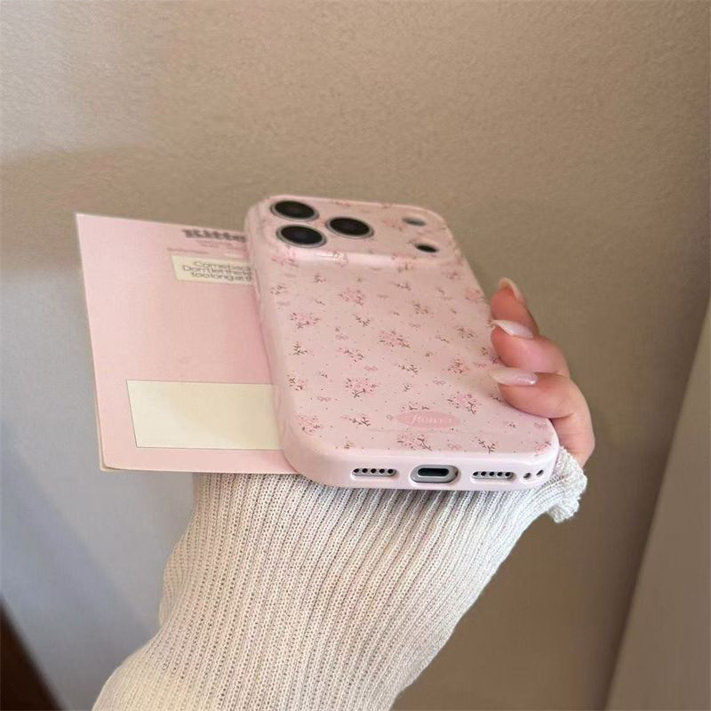 insWind pink floral bow phone  - Shelly ulasan dan harga