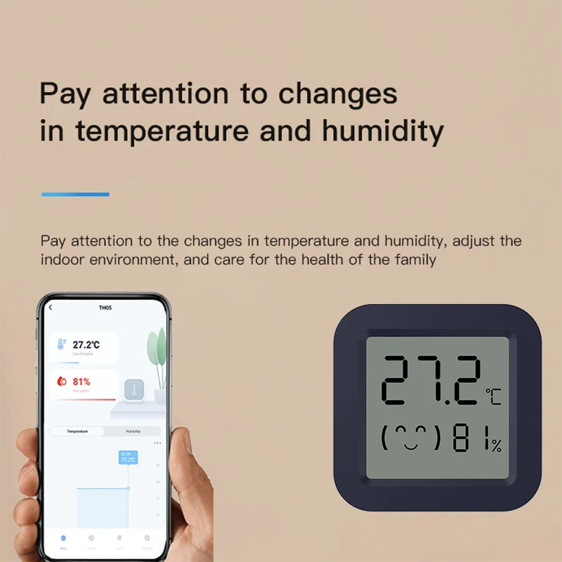 Mini Smart Thermometer Hygrome - Tuya Smart ulasan dan harga