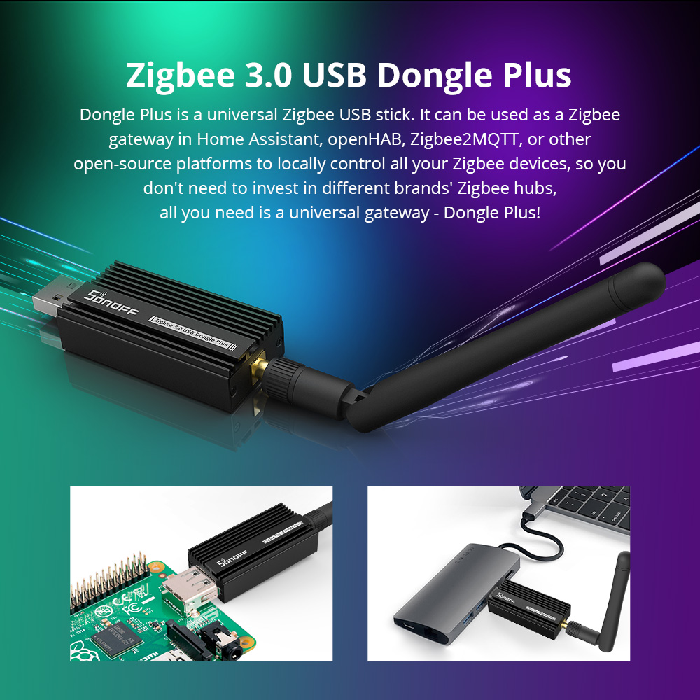 SONOFF Zigbee 3.0 USB Dongle P - Sonoff ulasan dan harga