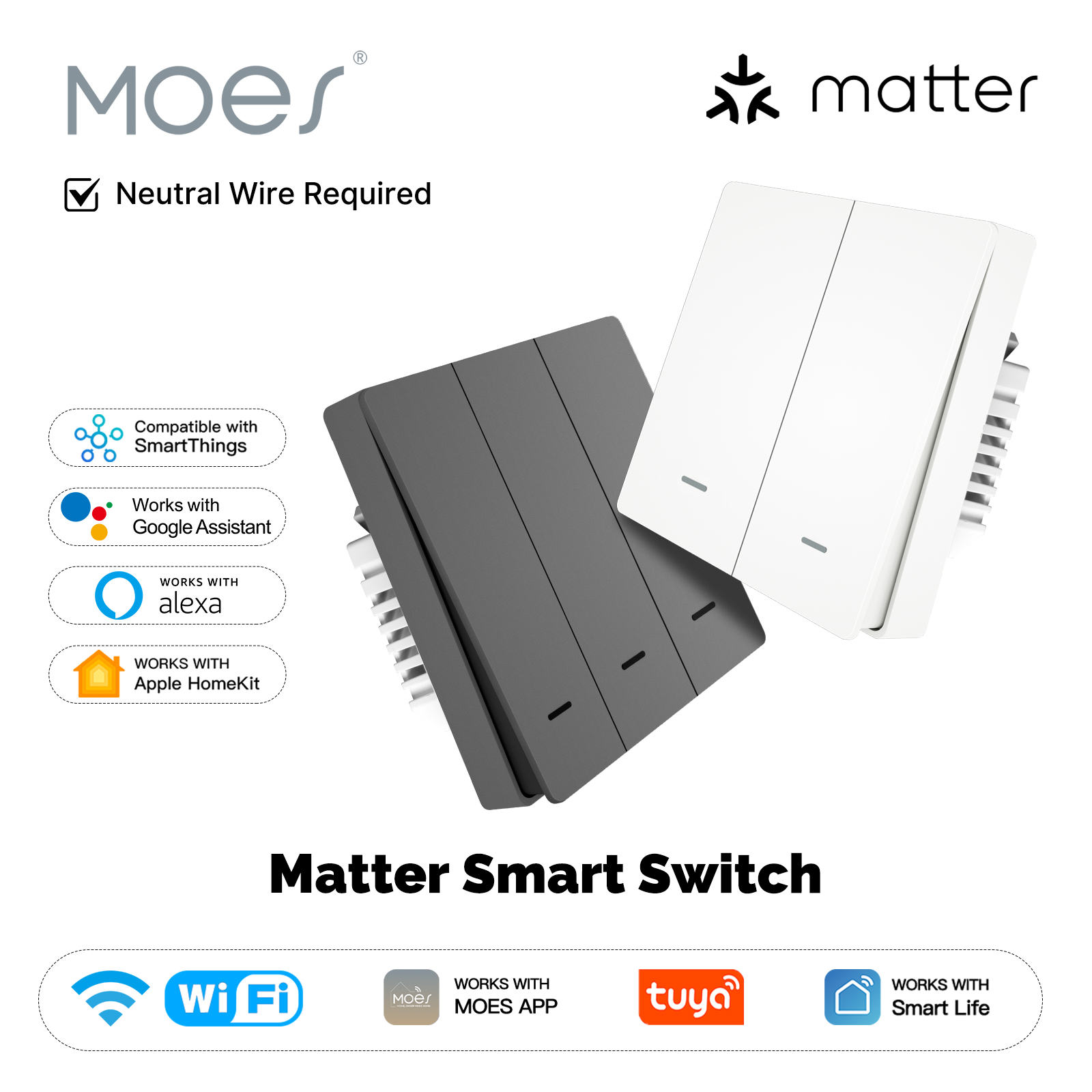 MOES Matter Tuya WiFi Smart Li - Smart Relay Tuya ulasan dan harga