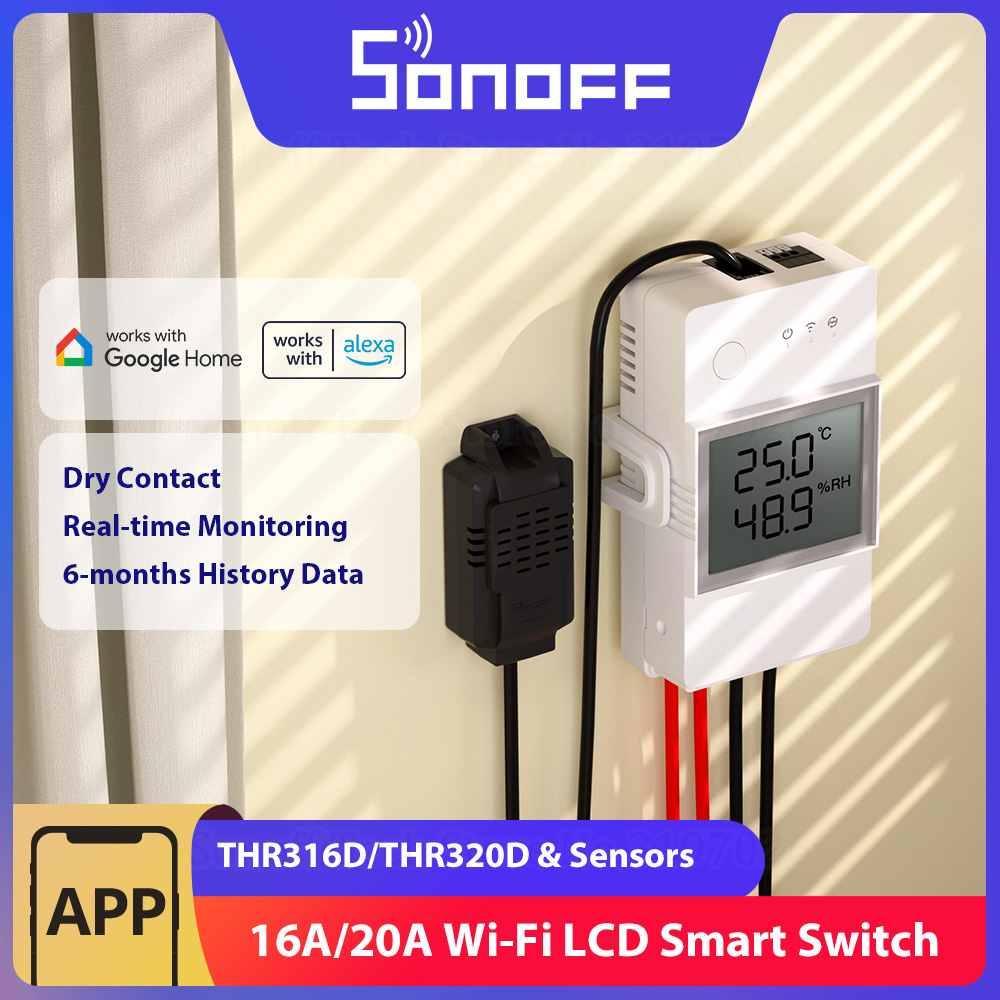 SONOFF THR316D/THR320D Tempera - Sonoff Mini R4 ulasan dan harga
