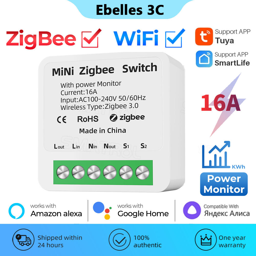 tuya WiFi Zigbee Smart Switch  - Sonoff Basic ulasan dan harga