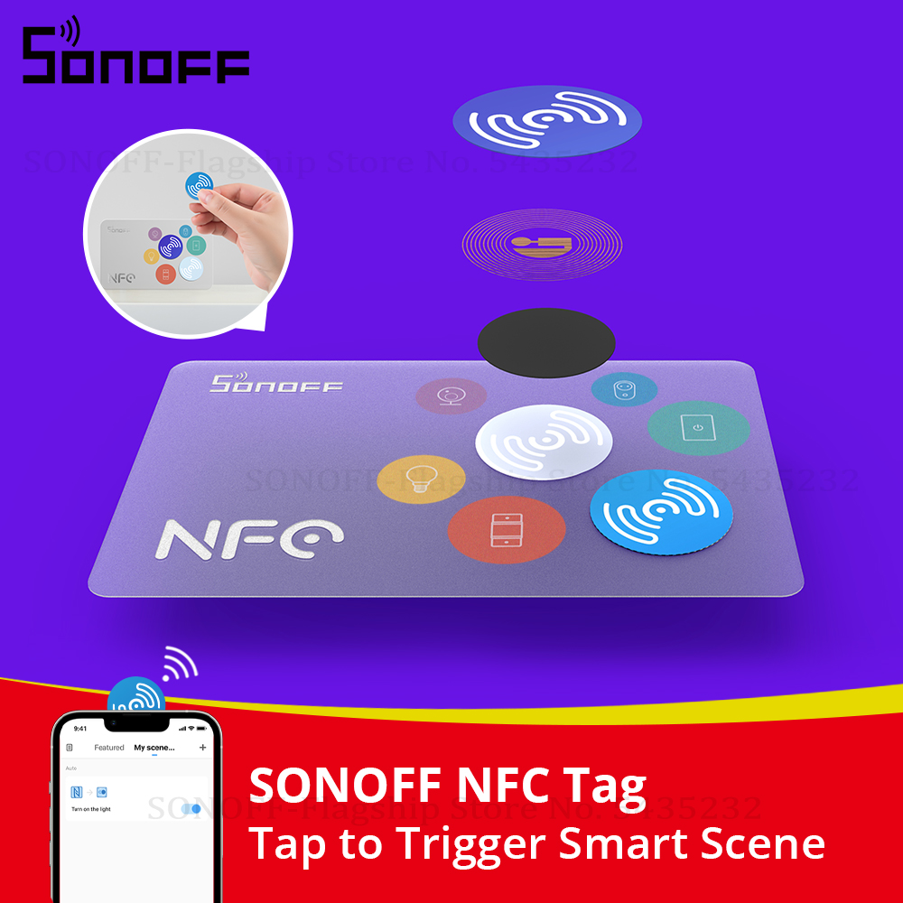 SONOFF NFC Tag Ntag215 Sticker - Sonoff ulasan dan harga
