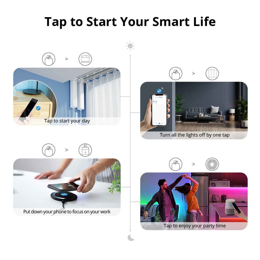SONOFF NFC Tag Ntag215 Sticker - Sonoff ulasan dan harga