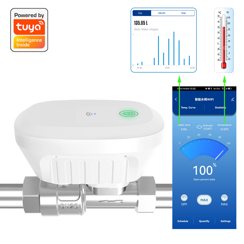 Tuya Smart WiFi Water Valve Wa - Home Assistant Tuya ulasan dan harga