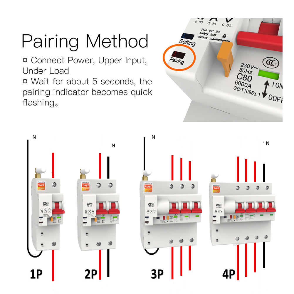 Smart Wifi Circuit Breaker 2P  - Tuya Smart ulasan dan harga