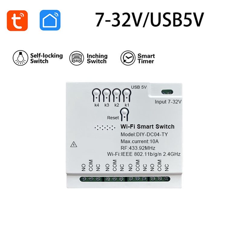 Reliable-Tuya Wifi 4 Channel S - Tuya 4 Channel ulasan dan harga
