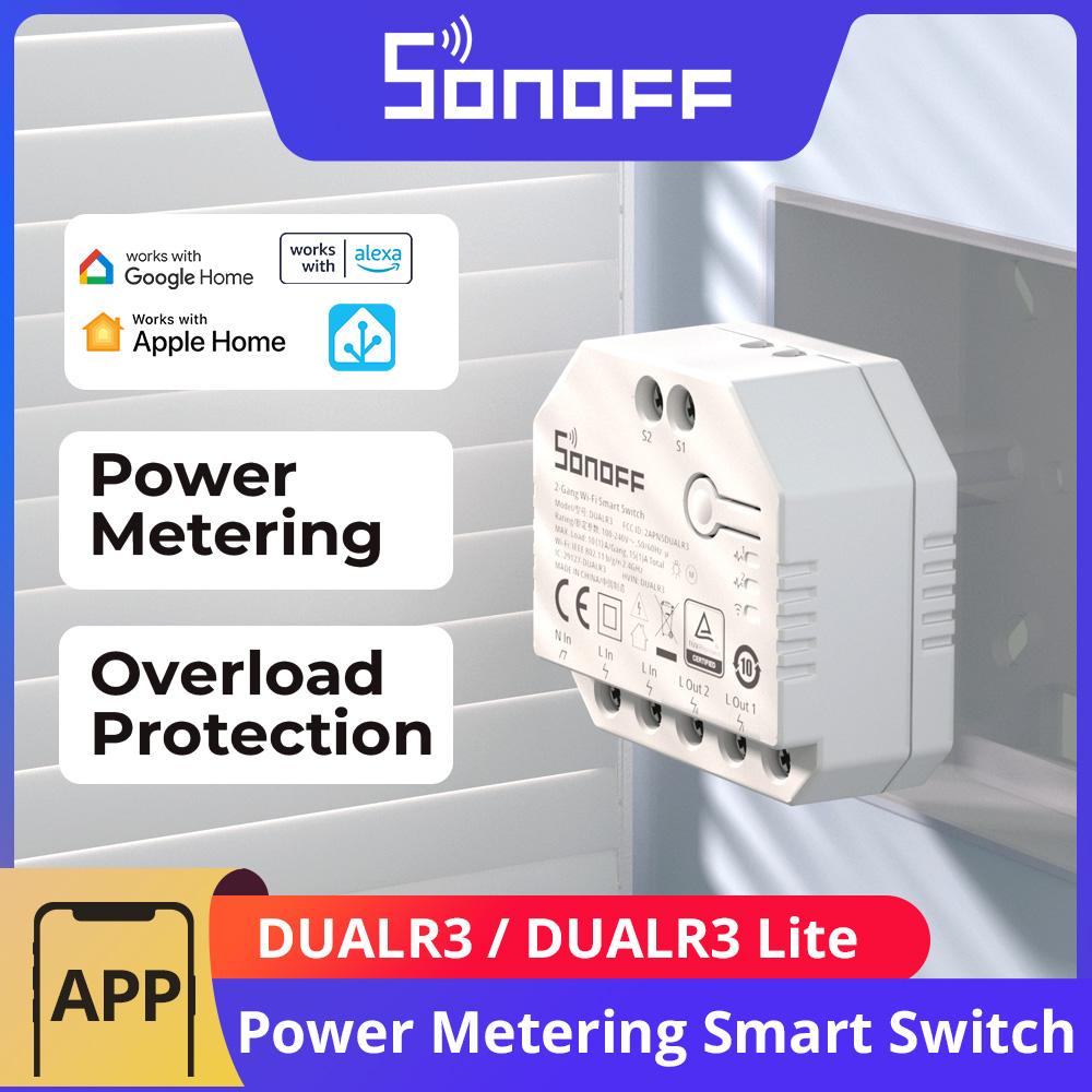 SONOFF DUALR3 / DUALR3 Lite 2  - Sonoff Mini R4 ulasan dan harga