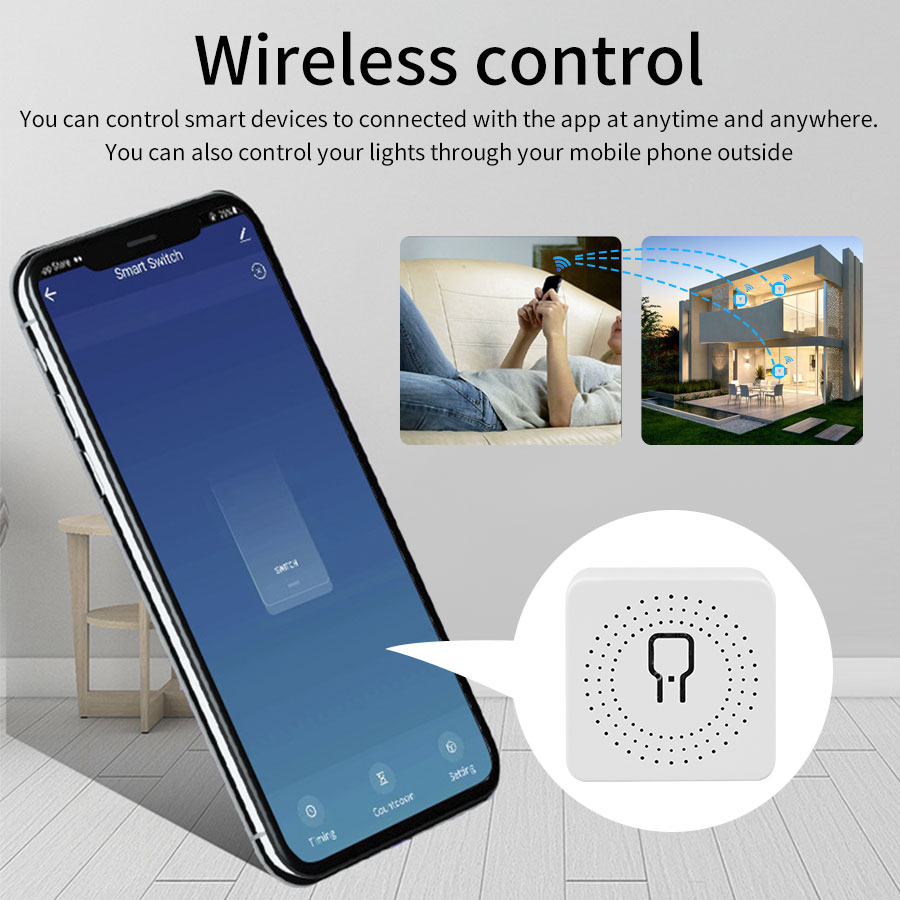 16A/20A WiFi Mini Smart Switch - Sonoff Mini R4 ulasan dan harga
