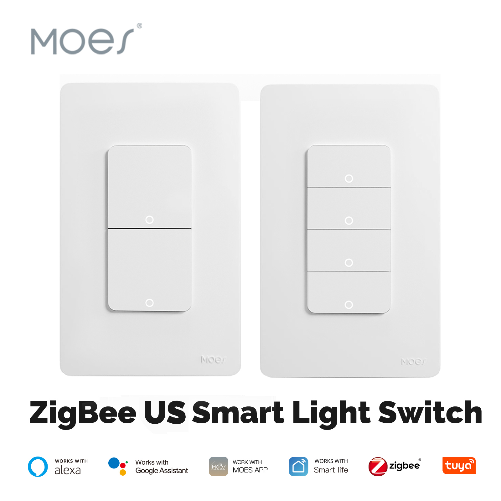 MOES Tuya ZigBee Smart Light S - Sonoff Basic ulasan dan harga