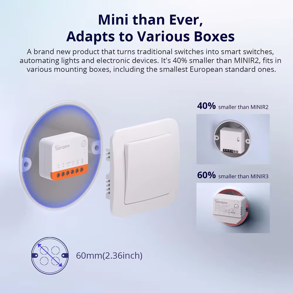 Smart Wifi Switch SONOFF Mini  - Sonoff Mini R4 ulasan dan harga