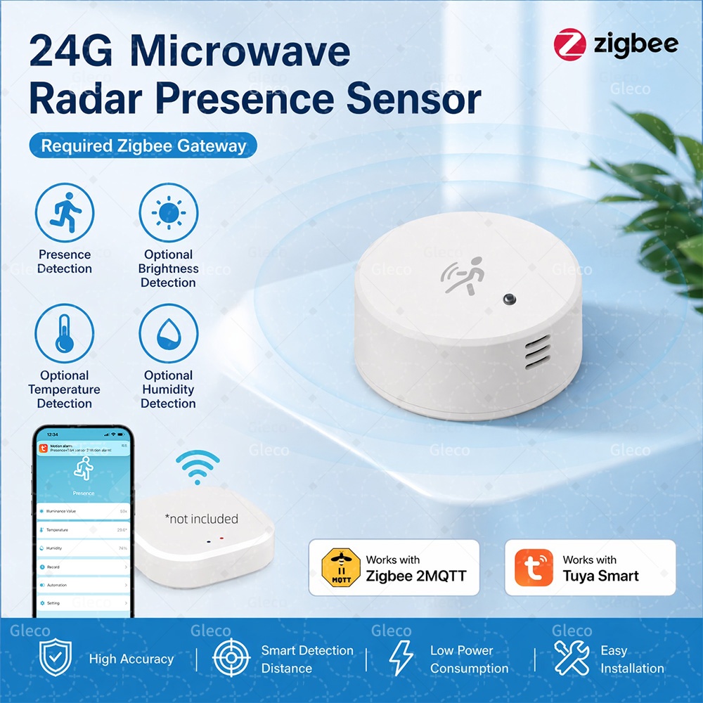 Zigbee Human Presence Sensor T - Tasmota ulasan dan harga
